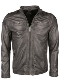 Maze, Herren Lederjacke 'Flint', Schwarz
