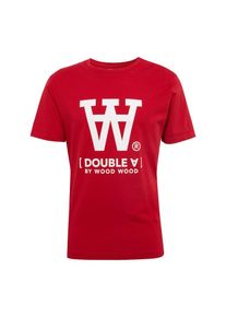 Wood Wood, Herren Shirt 'Ace', Rot / Weiß