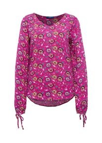 Tom Tailor, Damen Bluse, Cyclam / Mischfarben