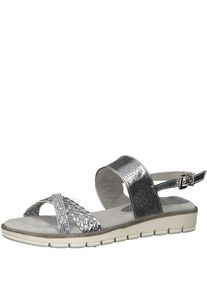 Marco Tozzi, Damen Sandalen, Silber