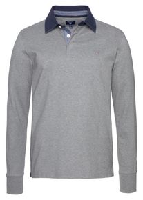 Gant, Herren Shirt 'The Original Heavy Rugger', Graumeliert