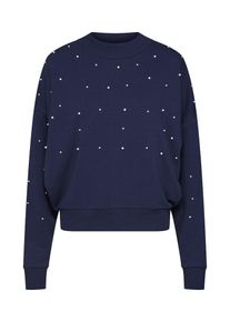 Catwalk Junkie, Damen Sweatshirt 'SW GLITZ', Navy