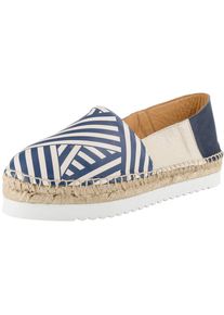Liebeskind Berlin, Damen Espadrilles, Blau / Wei&szlig;