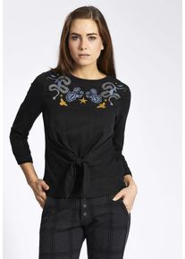 Khujo, Damen Shirt 'CAIMA', Schwarz