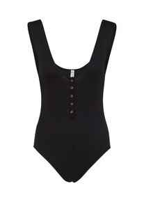 Free People, Damen Bodysuit, Schwarz