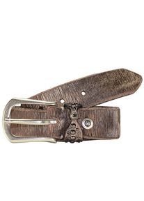 B.belt Handmade In Germany, Damen G&uuml;rtel 90 cm, Braun