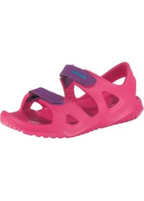 Crocs, M&auml;dchen Sandale 'Swiftwater River', Dunkellila / Pink