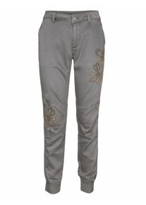 Heine, Damen Hose, Hellgrau