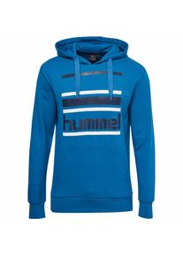 Hummel, Herren Kapuzensweat 'Bay', Nachtblau / Himmelblau / Weiß