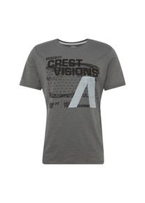 s.Oliver RED LABEL, Herren T-Shirt, Grau / Dunkelgrau / Schwarz
