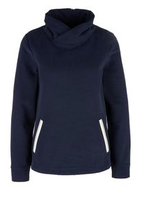 s.Oliver RED LABEL, Damen Sweatshirt, Navy / Orange / Weiß