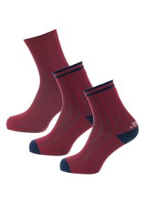 s.Oliver RED LABEL, Damen Socken, Nachtblau / Rotviolett
