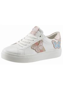 Tom Tailor, Damen Sneaker, Hellblau / Altrosa / Wei&szlig;