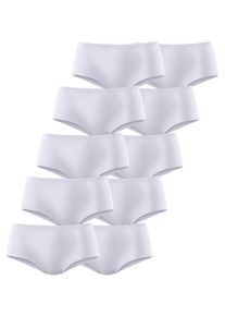 Petite Fleur, Damen Taillenslip (5 Stck.), Wei&szlig;