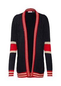 Rich & Royal Rich & Royal, Damen Cardigan, Dunkelblau / Rot