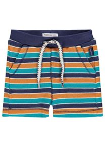 Noppies, M&auml;dchen Shorts 'Sidney', Marine / T&uuml;rkis / Dunkelorange / Wei&szlig;