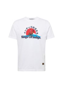 Kings Of Indigo, Herren Shirt 'DARIUS', Wei&szlig;