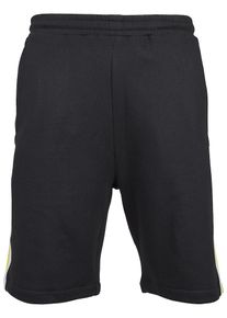 Urban Classics, Herren Sweatshorts, Gelb / Schwarz / Weiß