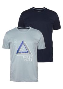 OCEAN SPORTSWEAR, Herren Funktionsshirt, Nachtblau / Opal / Royalblau / Grau / Weiß