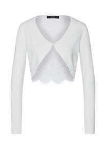 Véro Moda VERO MODA, Damen Bolero 'VMLASSI GLORY LS LACEBACK BOLERO', Weiß