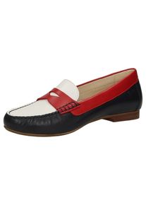 Sioux, Damen Slipper 'Libisia-700', Rot / Schwarz / Weiß