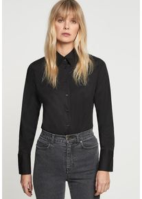 Seidensticker, Damen City-Bluse 'Schwarze Rose', Schwarz