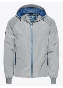 Superdry, Herren Jacke 'ECHO BEACH CAGOULE', Blau / Hellgrau