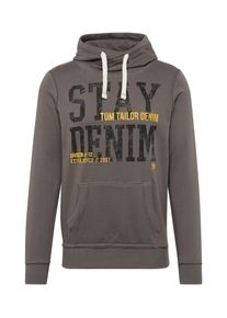 Tom Tailor Denim, Herren Sweatshirt, Gelb / Taupe / Schwarzmeliert