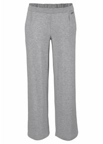 Lascana, Damen Pyjamahose, Graumeliert