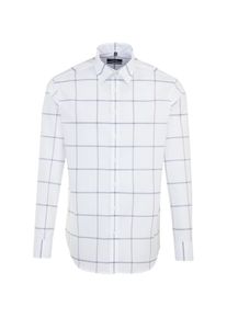 Seidensticker, Herren Hemd, Lila / Wei&szlig;