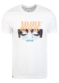 adidas Performance, Herren T-Shirt 'Harden Art', Blau / Orange / Schwarz / Weiß