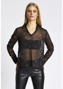 Khujo, Damen Shirt 'MALEE', Schwarz