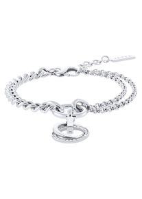 JETTE, Damen Armband 'Swing 87036979', Silber