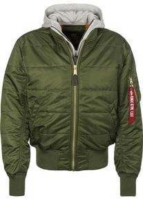 Alpha Industries, Herren Jacke, Grau / Gr&uuml;n