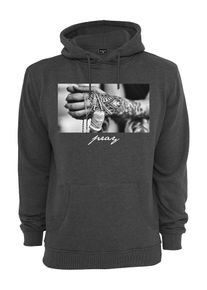 Mister Tee, Herren Hoody 'Pray 2.0', Anthrazit