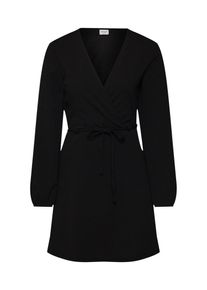 Jacqueline de Yong, Damen Kleid 'JDYLAUREN L/S BELT DRESS JRS', Schwarz