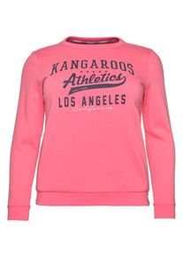 Kangaroos, Damen Sweatshirt, Neonpink
