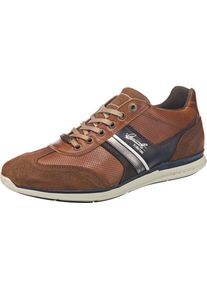 Bullboxer, Herren Sneakers Low, Navy / Braun / Silber