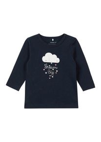 name it, T-Shirt, Nachtblau / Wei&szlig;