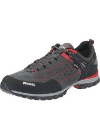 Meindl, Herren Trekkingschuhe 'ONTARIO GTX', Grau / Hellrot / Schwarz