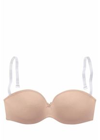 Lascana, Damen Multiway-Push-up mit abnehmbaren Trägern, Puder
