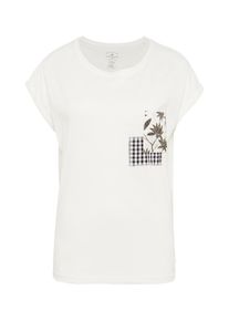 Tom Tailor, Damen T-Shirt, Braun / Schwarz / Weiß
