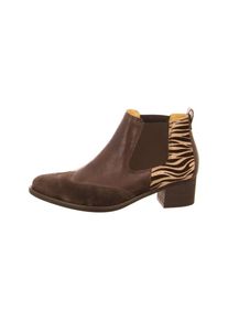 Gabor, Damen Stiefel, Beige / Kastanienbraun