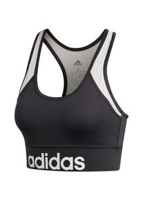 adidas Performance, Damen Sport-BH 'Linear', Grau / Schwarz