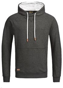 INDICODE JEANS, Herren Hoodie 'Santos', Graphit