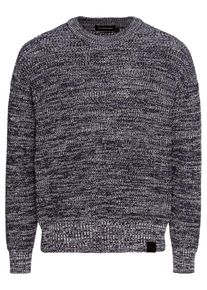 G-Star Raw, Herren Pullover 'Jayvi r knit l/s', Schwarzmeliert