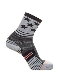 Stance, Damen 'Gladiator Crew' Laufsocken, Grau / Rot / Schwarz