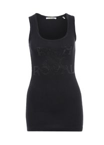 Rich & Royal Rich & Royal, Damen Jerseytop, Schwarz
