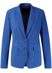 Gerry Weber, Damen Blazer, Himmelblau / Schwarz / Wei&szlig;