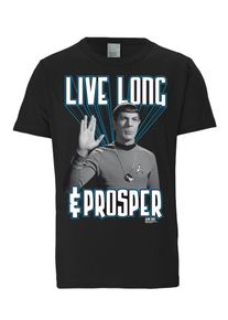 logoshirt, Herren T-Shirt 'Star Trek &ndash; Live Long & Prosper', Schwarz